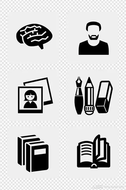 艺术类小图标合集素材=