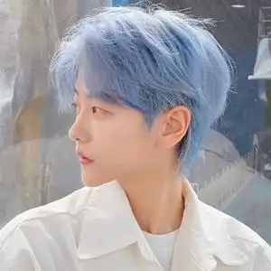 a8707918淘宝蓝色打蜡染发膏宝蓝色宝石蓝头发蜡染2022流行色蓝紫色