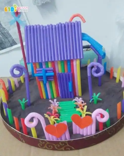 吸管制作的房子