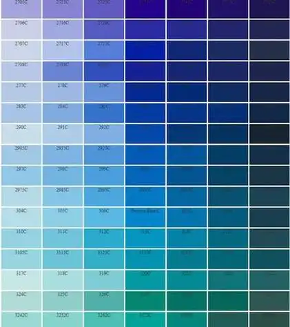 蓝色分多少种?(都有哪些种类)