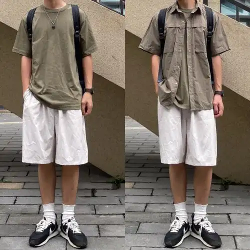 ootd170男生简约日系穿搭分享同色系搭配