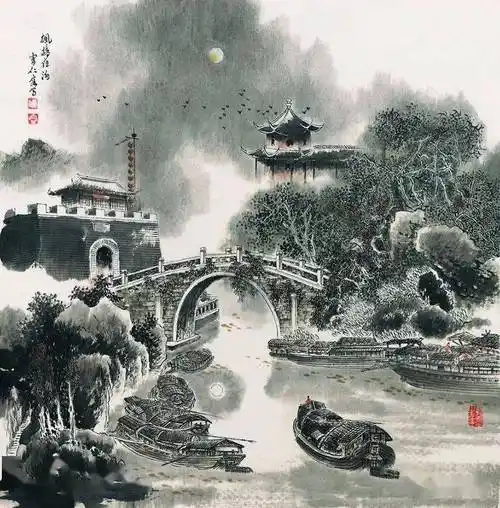 国画江南园林一场梦幻之旅