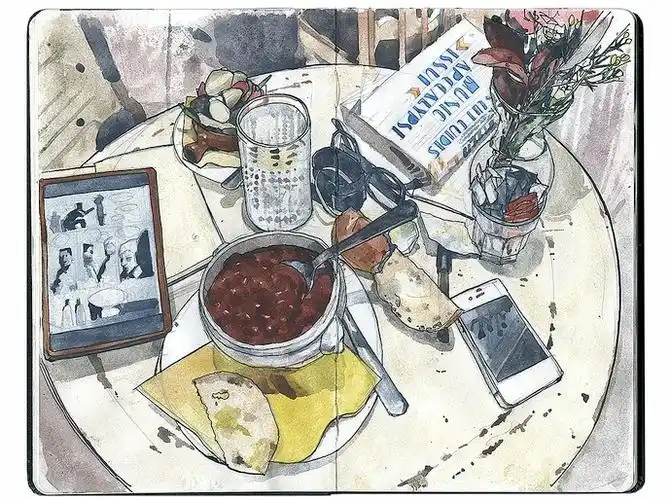 苏格兰设计师,插画师wil freeborn 的绘画作品