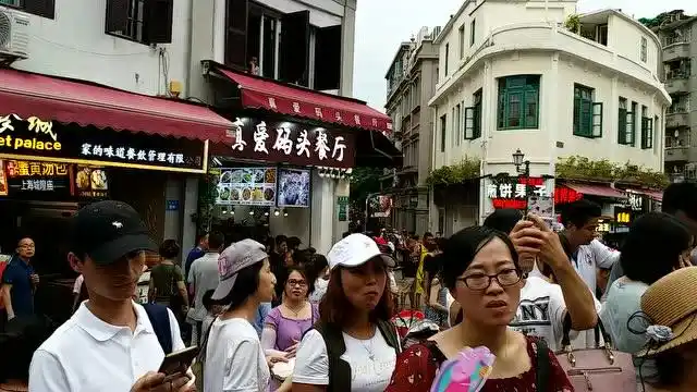 厦门鼓浪屿美食街