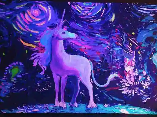 北京独角兽星空艺术馆,位于王府井大街88号银泰in88,是一个集梦幻