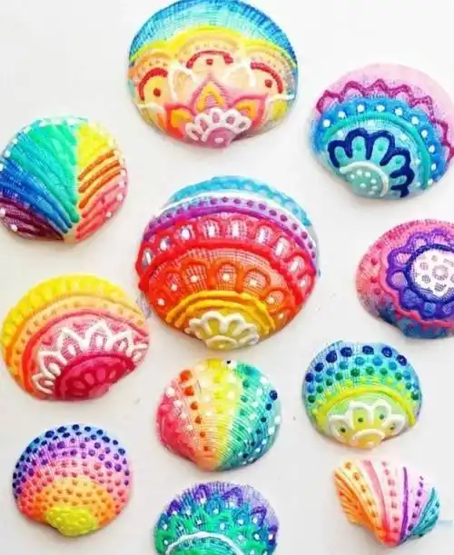 小小贝壳华丽变身这样做手工不一般手工环创分享