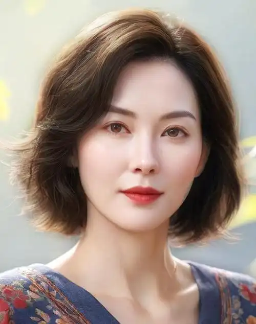 方脸,圆脸的中年女性适合什么发型?推荐这7种,气质好看显脸小