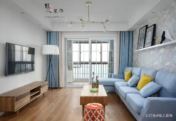 102平三居室现代简约风家装装修案例效果图