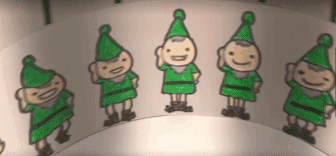 她把自己左耳里的世界,做成小人跳舞的音乐盒.