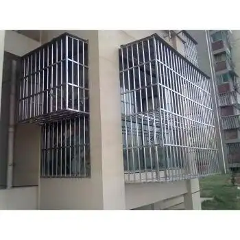 南京202,304不锈钢防盗窗防护栏儿童小偷,安全阳台窗高层防护 25*25管