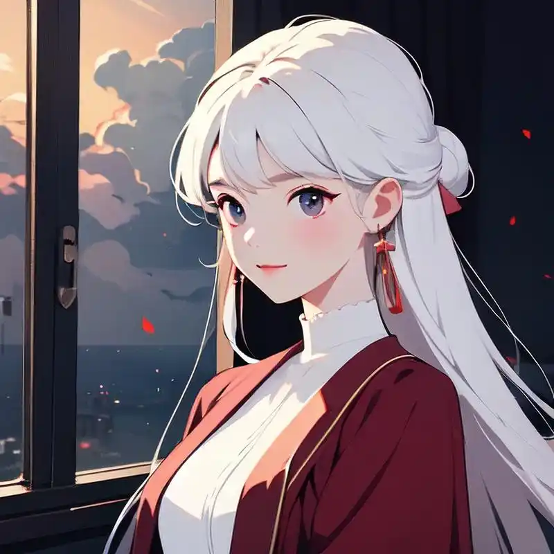 95白发女生头像大赏93