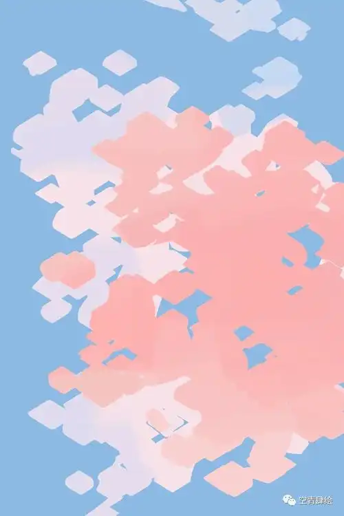 插画教程|花卉背景画法