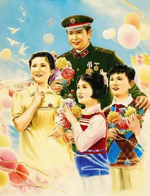 怀旧中国历史:年画(70,80年代)