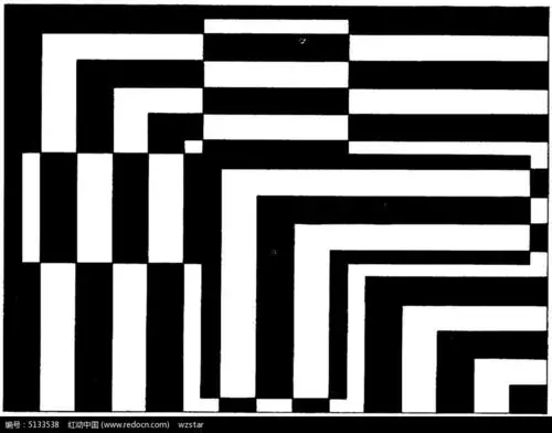 黑白线条十字形折射效果图tif素材免费下载_红动网