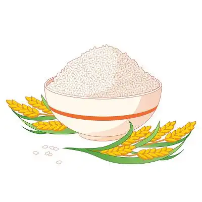 粮食日卡通手绘麦穗麦田稻田秋天秋收插画节约粮食芒种世界粮食日卡通