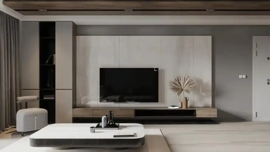 这50款电视背景墙设计保证让客厅美美的