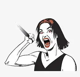 pngpng人物插图抓狂暴躁的女人pngpng情绪抓狂的职场女孩pngpng愤怒