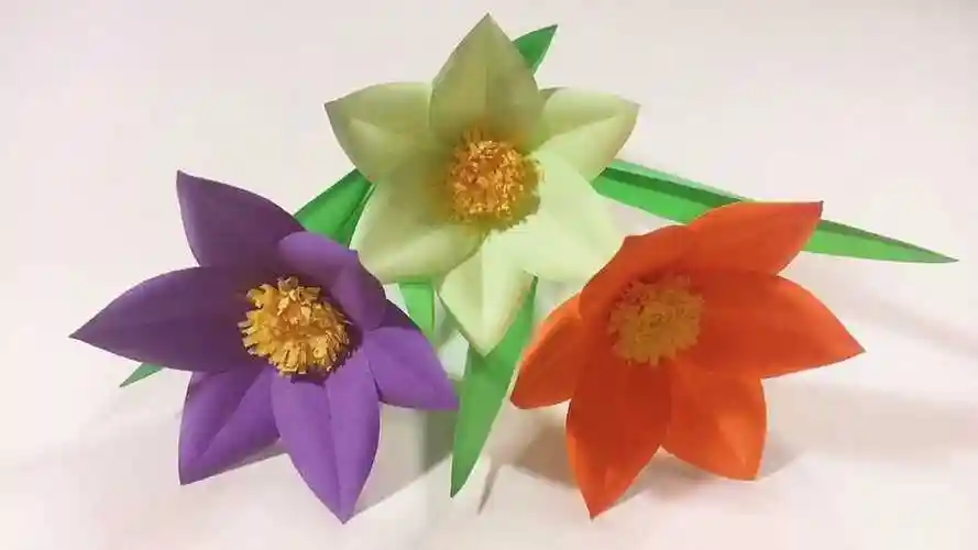 手工:简单漂亮的纸花花束制作