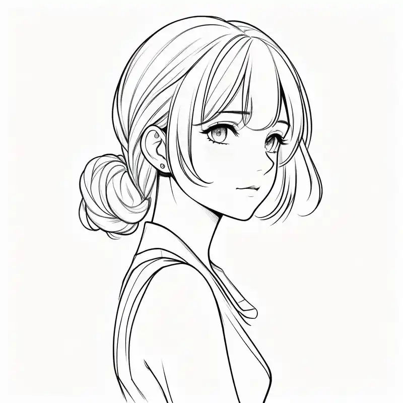 气质爆棚💃 今天给大家分享一组超级有气质的侧面女头像,简直是女神