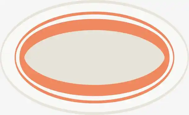 矢量图水彩卡通碟子