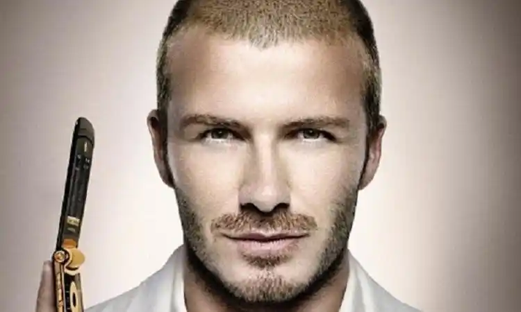 将下巴部分打薄,尽量保持略方的形状,两颊的线条要干净利落,而两鬓的