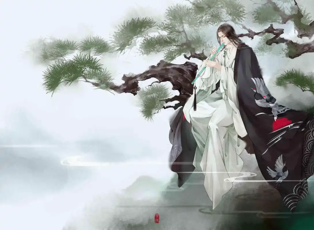 造型漂亮色彩唯美的一组国风(古典)人物插画作品!让人赏心悦目