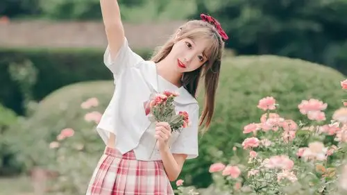 4k甜美美女jk制服写真图片-美女壁纸-高清美女图片-娟娟壁纸