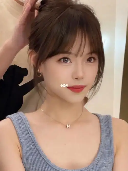 法式修容修眼刘海发际线高圆脸