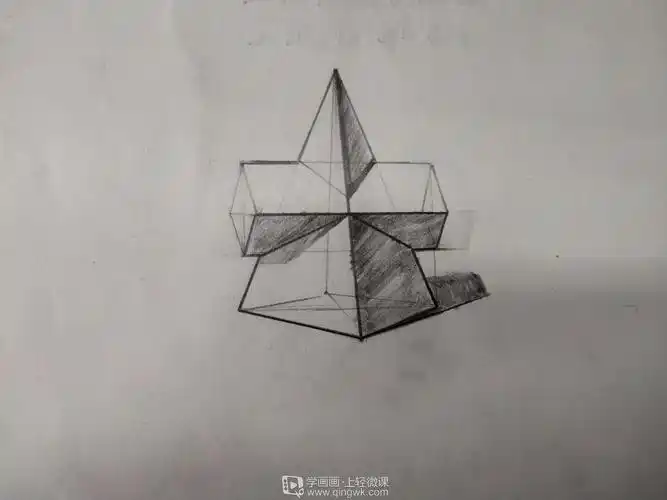 作业:ps能不能画素描之组合几何体素描画法训练 - 画画-从入门到入土
