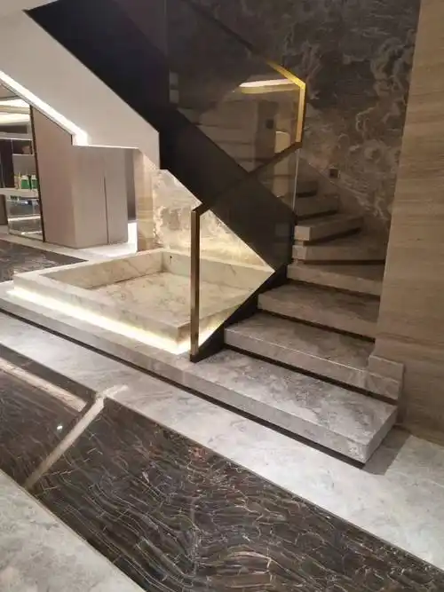 大理石踏步豪装楼梯的诠释