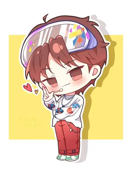 这一套真好看绘画工具:procreate#q版人物  #绘画  #刘耀文  #时代