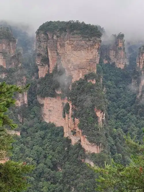 拥有中国首批世界自然遗产,全球首批世界地质公园,世界"张家界地貌"