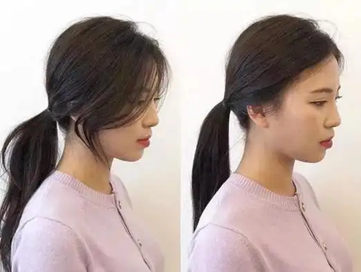 低马尾怎么扎不显老气 韩式简单马尾发型扎法图解_爱美网发型