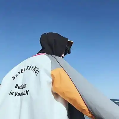 男生头像#背影#带帽#卫衣#韩范#小清新#帅气