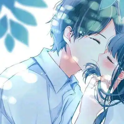 抖音情侣亲吻动漫头像