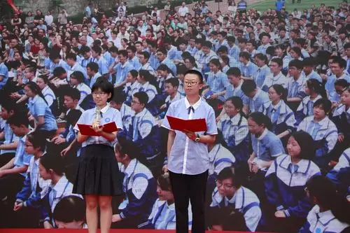 济南育秀中学初三毕业典礼