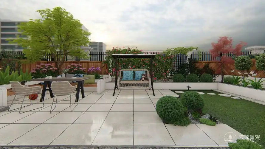 70平现代庭院|打造兼容并蓄的花园空间