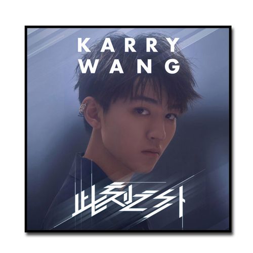 tfboys王俊凯个人专辑封面diy数字油画周边定制应援手绘填色油画