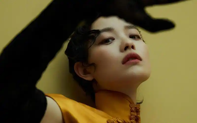 倪妮复古风情性感高清桌面壁纸