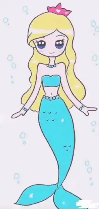 美人鱼画美人鱼画画教程