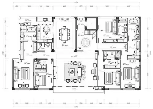 橡树湾新中式大平层宅邸雅居