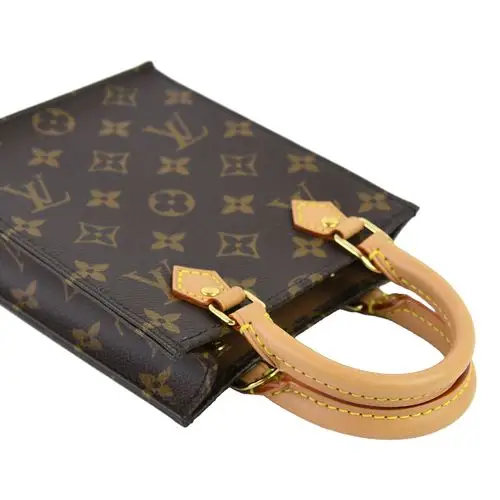 [二手9.8新]lv女斜挎包老花mini tote 手提斜挎琴谱包dl0655