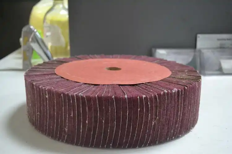3m百洁布抛光轮 夹砂飞翼轮 250*50*25孔 红色 漆面除锈抛光打磨