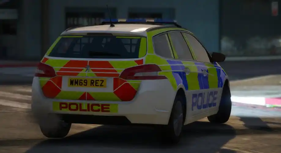 generic british police 2019 peugeot 308 estate irv