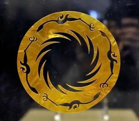 三星堆太阳神鸟简笔画