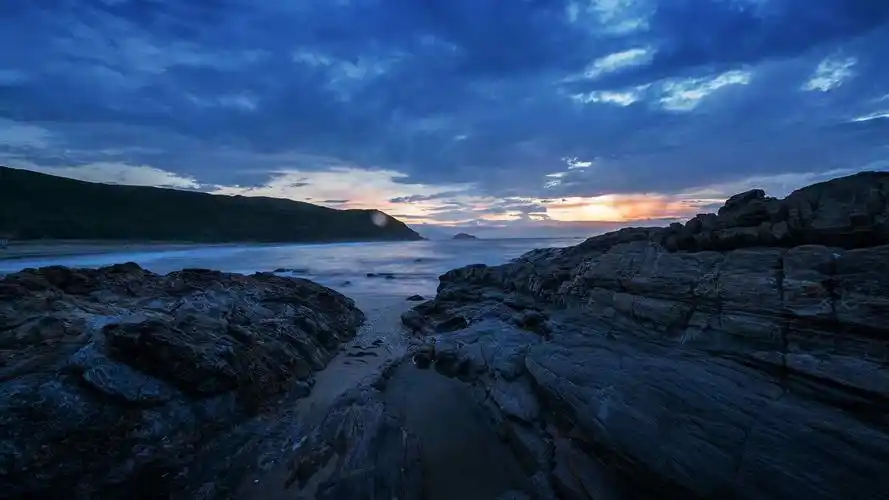 唯美的海边日出风景图片高清电脑壁纸(9张)