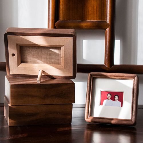 洗照片做成结婚证件照框情侣相框摆台 6寸7寸a4相框定制 任意尺寸