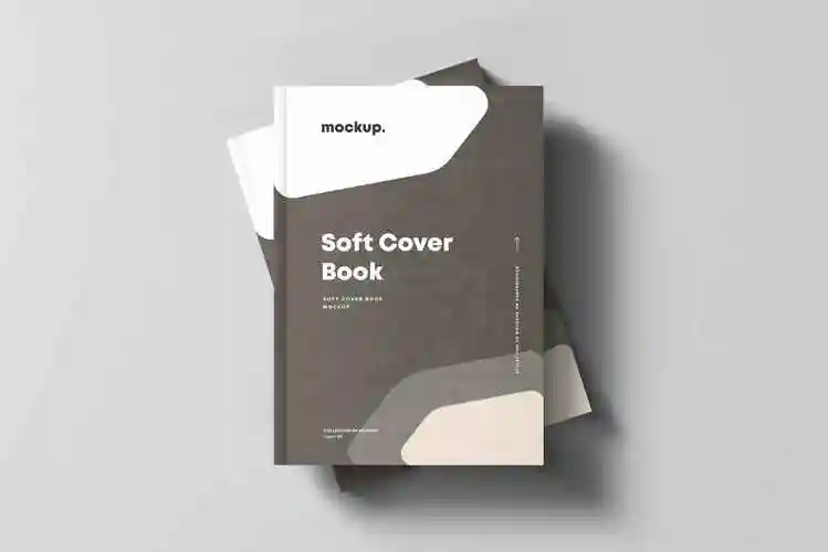 书籍封面设计样机(psd)