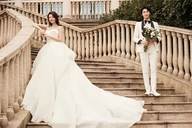 雨丝摄影皇家欧式婚纱照优雅大气