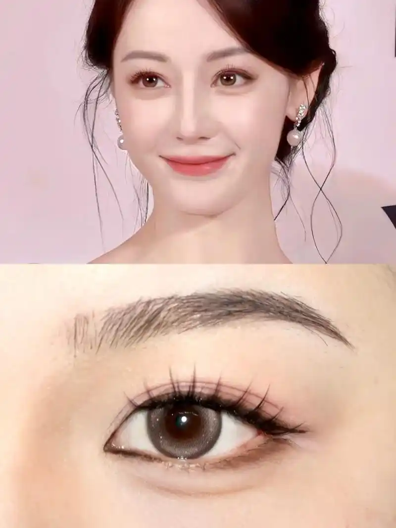 跟着女明星学画眼妆|迪丽热巴元气桃桃妆